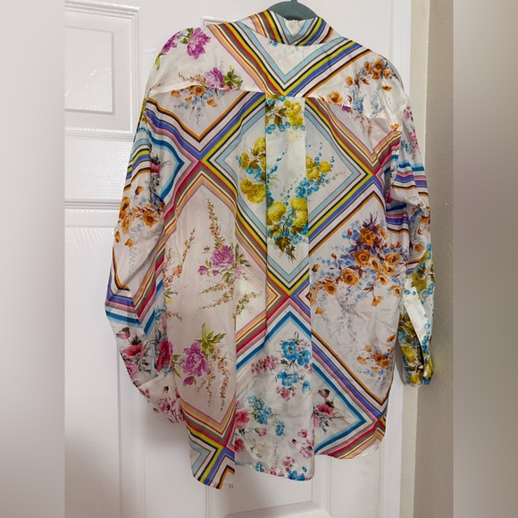 Zimmermann Halcyon Floral Silk Blouse - Multicoloured - Picture 8 of 16